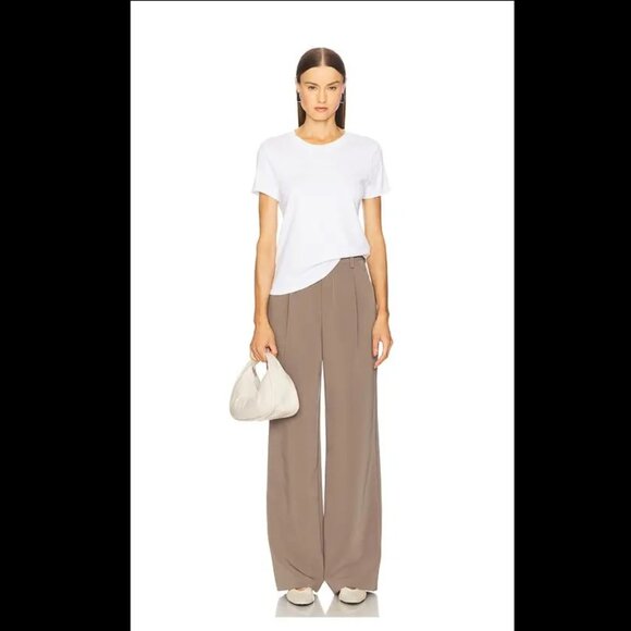 Enza Costa Supima Cotton Essential Short Sleeve Tee - Picture 4 of 12